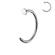 Load image into Gallery viewer, Dot Hug Hoops in 14k Gold - Studio Blue