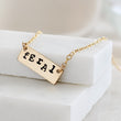 Load image into Gallery viewer, Feral Hand Stamped Bar Necklace
