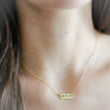 Load image into Gallery viewer, Feral Hand Stamped Bar Necklace
