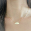 Load image into Gallery viewer, Feral Hand Stamped Bar Necklace
