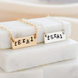 Load image into Gallery viewer, Feral Hand Stamped Bar Necklace
