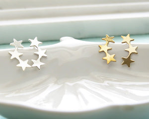 Star Ear Climber • Star Earrings • Climber Earrings • Star Studs • Ear Crawler • Silver Ear Climbers • Gold Ear Climbers • Gift For Women