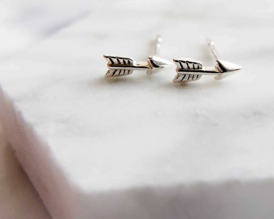 Little Arrow Earrings • Tiny Arrow Studs • Silver Arrow Studs • Tiny Boho Arrows • Festival Jewelry • Arrow Tragus Earring • Delicate Arrows