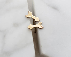 Tiny Gold Arrow Studs • Small Stud Earrings • Dainty Gold Studs • Small Silver Arrows • Delicate Arrow Earrings