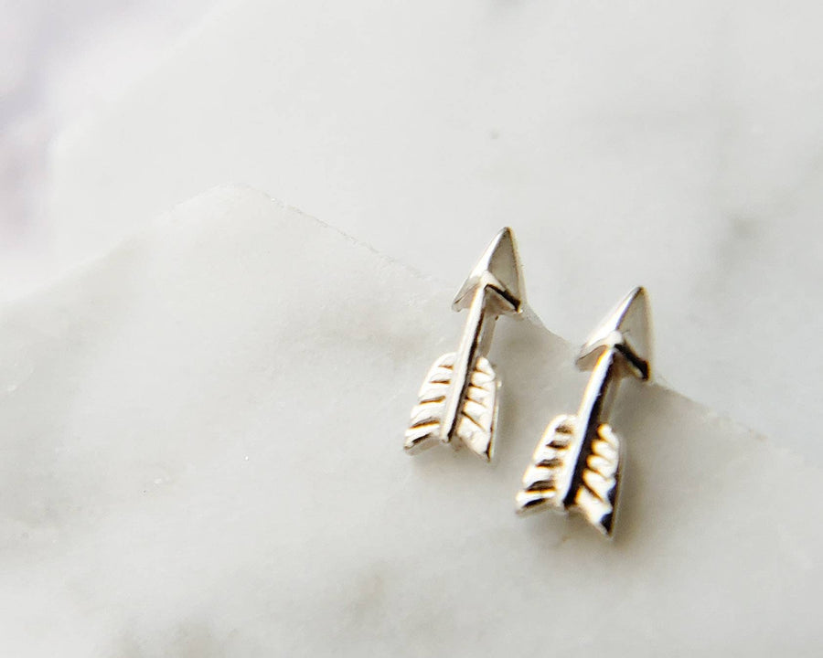 Little Arrow Earrings • Tiny Arrow Studs • Silver Arrow Studs • Tiny Boho Arrows • Festival Jewelry • Arrow Tragus Earring • Delicate Arrows