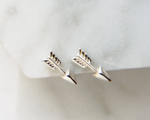 Little Arrow Earrings • Tiny Arrow Studs • Silver Arrow Studs • Tiny Boho Arrows • Festival Jewelry • Arrow Tragus Earring • Delicate Arrows