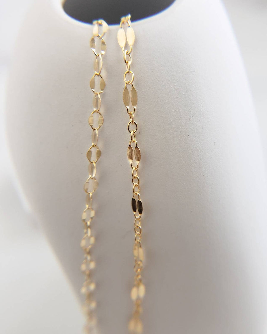 Delicate Gold Bracelet • Two Sizes • Dainty Lace Chain • Gift For Her • Essential Chain Bracelet • Must Have Gold Bracelet • Layering Style