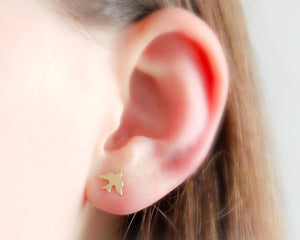 Sweet Little Bird Studs • Tiny Swallow Earrings • Delicate Post Earrings • Tiny Bird Studs • Little Stud Earrings • Gold Bird Studs