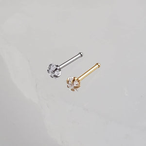 Star CZ Nose Bone • 20 Gauge Nose Stud • Star CZ Diamond Nose Stud • 20g • 316L Surgical Steel • Dainty Stud • Star Shape • Body Jewelry