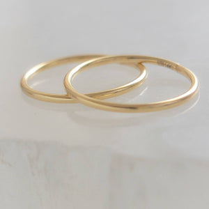 Sleeper Hoops • Thin Gold Hoop Earrings • Continuous Hoops • Endless Hoops • Comfort Hoops • Leave In Hoops • 20 Gauge • Delicate Jewelry