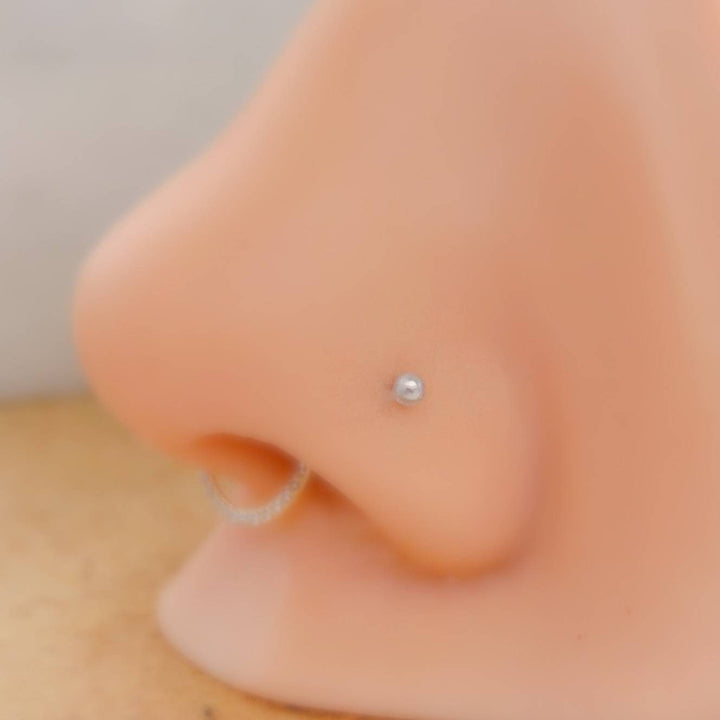 Tiny Pearl Nose Bone