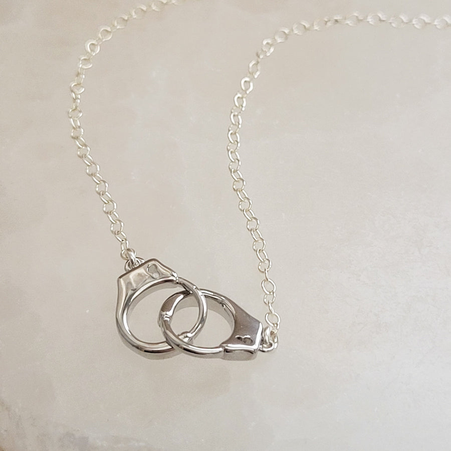 Sterling silver Handcuff Chokers by Studio Blue on Etsy