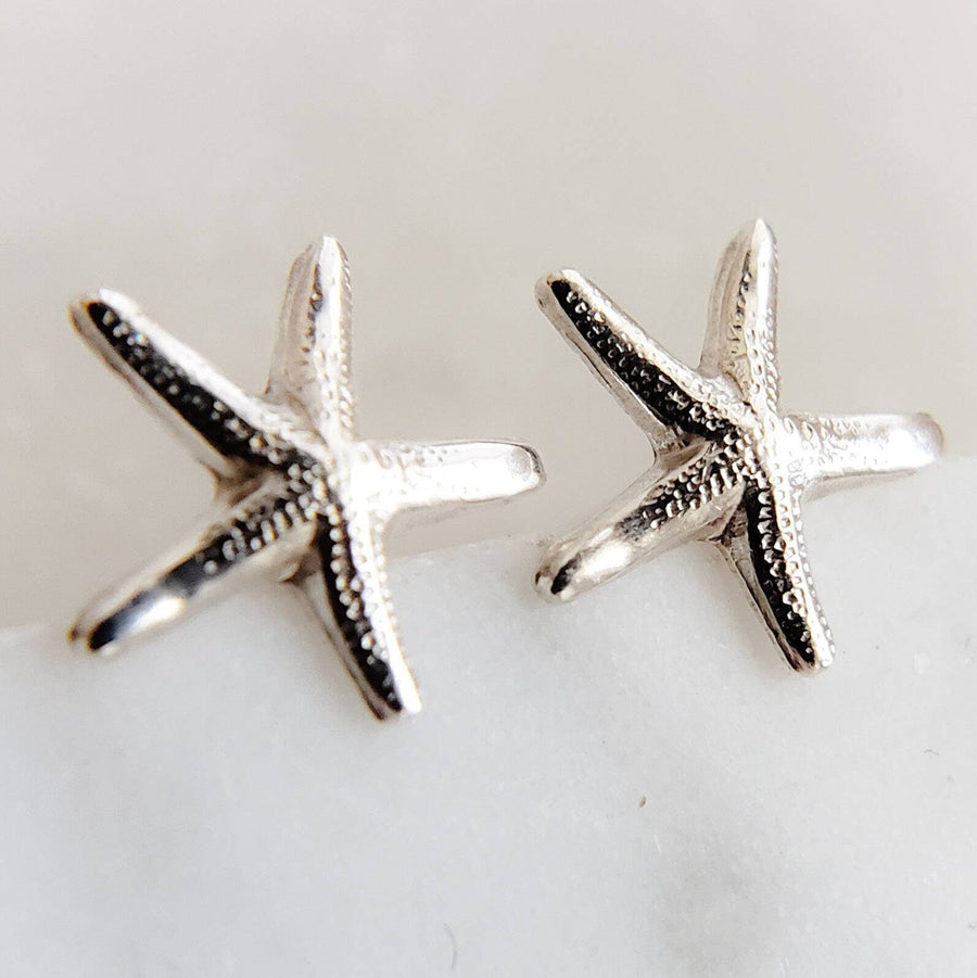 Delicate Starfish Studs • Tiny Starfish Earrings • Minimalist Earrings • Gold Starfish Studs • Beach Themed Jewelry • Cute Little Starfish