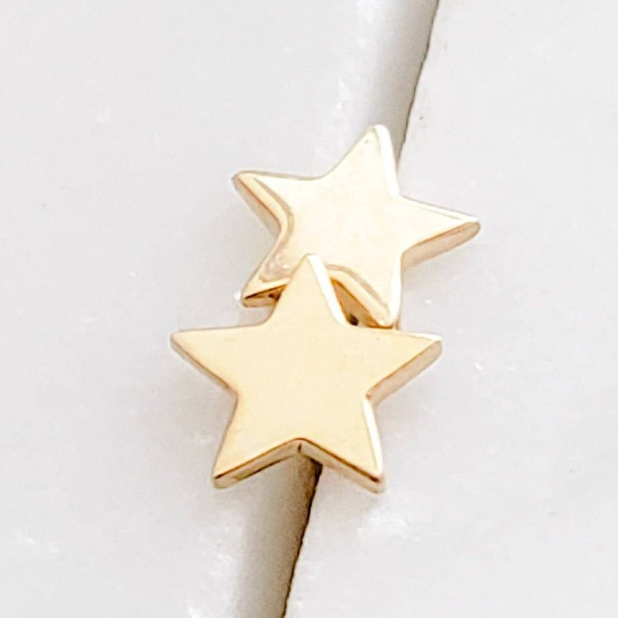 14k Gold Tiny Star Studs • Delicate Studs • Gold Star Studs • Little Stud Earrings • Minimalist Earrings • Post Earrings • Dainty Studs