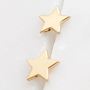 14k Gold Tiny Star Studs • Delicate Studs • Gold Star Studs • Little Stud Earrings • Minimalist Earrings • Post Earrings • Dainty Studs