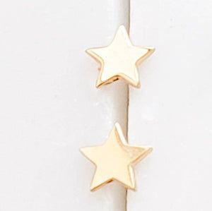 14k Gold Tiny Star Studs • Delicate Studs • Gold Star Studs • Little Stud Earrings • Minimalist Earrings • Post Earrings • Dainty Studs