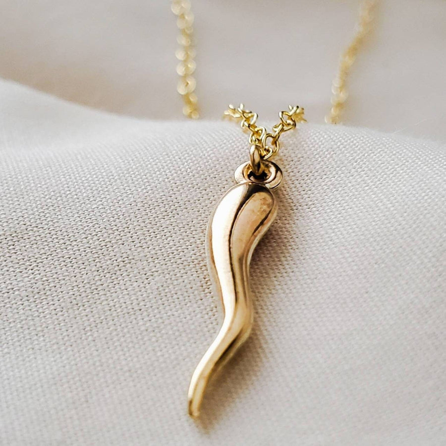 Italian Horn Necklace • Good Luck Charm • Italy Horn • Birthstone Necklace • Necklace Set • Layered Necklaces • Birthday Gift • Amulet Charm