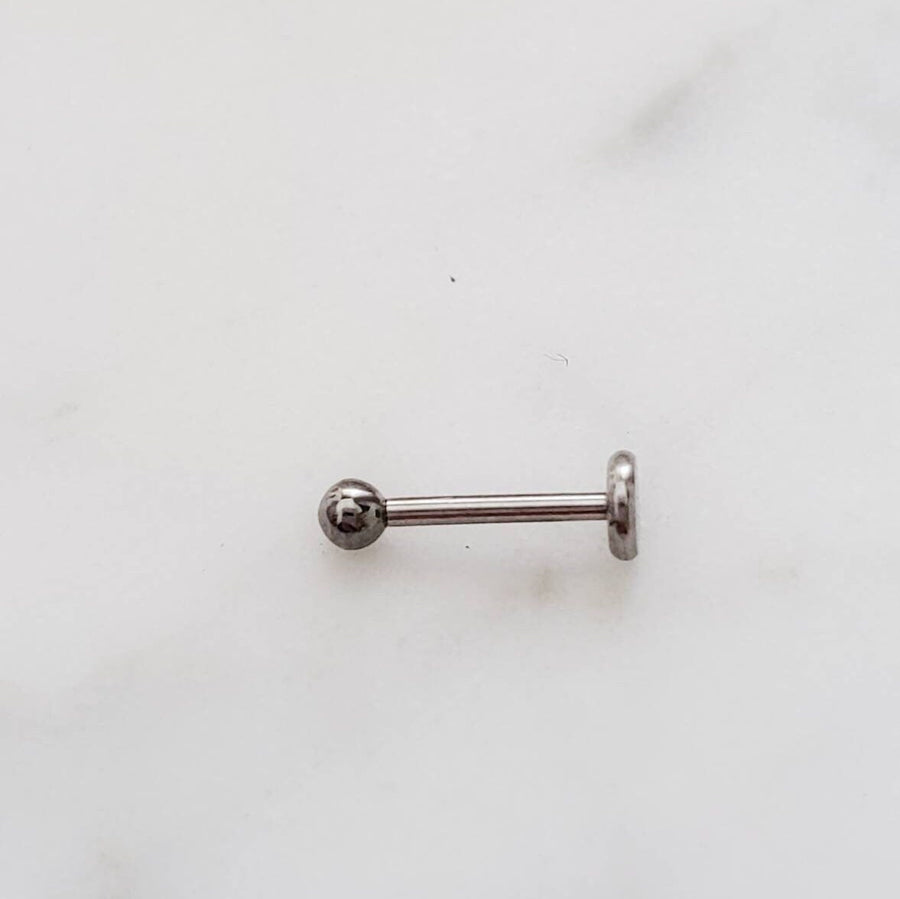 Tiny Ball Studs • Flat Back • Threadless Push In • Surgical Steel • Body Jewelry • Nap Studs • Comfort Studs • Waterproof • Ear Stack