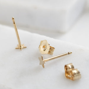 Little Gold Star Studs • Dainty Stars • Celestial Jewelry • Tiny Stars • Gift For Her • Ear Stack • Second Piercing • Waterproof Earrings