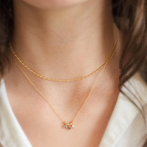 Mother's Necklace • Birthstone Charms • Family Jewelry • Personalized Gift For Mom • Dainty Layering Necklace • Keepsake Jewelry