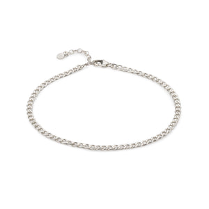 Curb Chain Anklet - Studio Blue