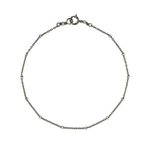 Dotted Sparkle Chain Bracelet - Studio Blue