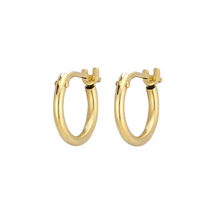 Classic Hoop Earrings - Studio Blue