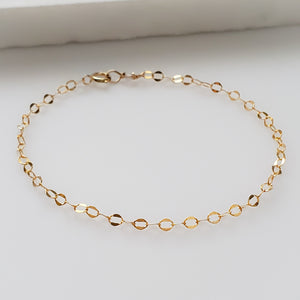 Delicate Gold Bracelet - Studio Blue