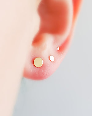 Tiny Dot Studs - Studio Blue