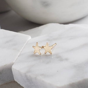 Little Star Studs - Studio Blue