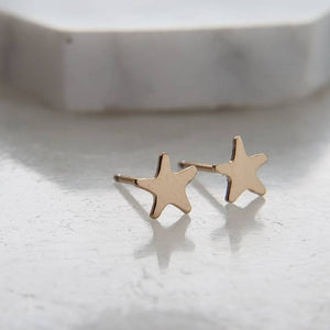 Little Star Studs - Studio Blue