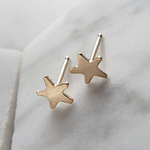 Little Star Studs - Studio Blue