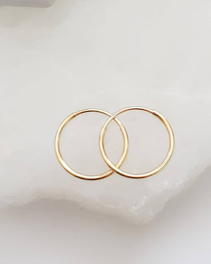 Endless Hoop Earrings - Studio Blue