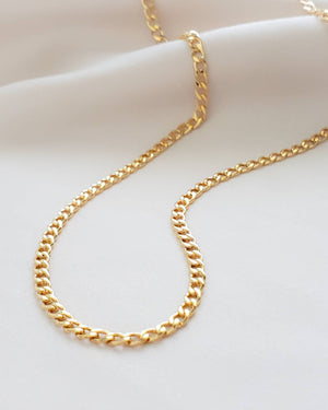 Curb Chain Necklace - Studio Blue